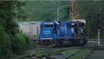 NS SD50 5425 and others shove into Allentown Yard